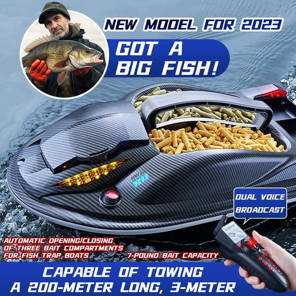 Planet Gates HONGXUNJIE HJ817 GPS Fishing Tool Smart Cruise Control RC Bait Boat Dual Motor Low Noise 3.5KG Loading 500M With Night Lights