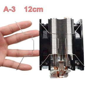 Planet Gates Hook type-9CM 2 PCS Dissipate Heat Clip Clamp Computer CPU Cooling Fan Clips Stainless Steel Wire Fastener Buckle Bracket