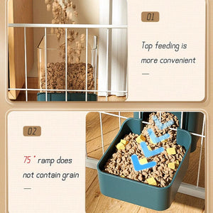 Planet Gates HOOPET Automatic Pet Bowls Cage Hanging Feeder Dog Water Bottle Food Container Dispenser Bowl for Puppy Cats Pet Feeding Product