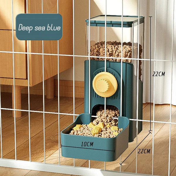 Planet Gates HOOPET Automatic Pet Bowls Cage Hanging Feeder Dog Water Bottle Food Container Dispenser Bowl for Puppy Cats Pet Feeding Product