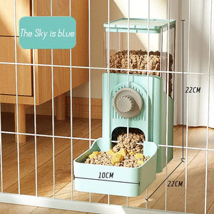 Planet Gates HOOPET Automatic Pet Bowls Cage Hanging Feeder Dog Water Bottle Food Container Dispenser Bowl for Puppy Cats Pet Feeding Product