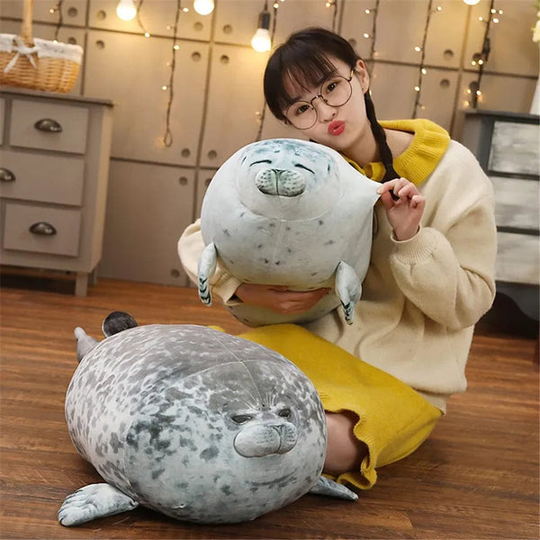 Planet Gates Hot 3D Novelty Throw Pillows Cute Real Life Sea Lion Plush Toys Soft Seal Plush Stuffed Plush Housewarming Party Hold Pillow