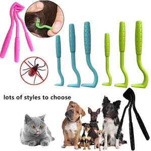 Planet Gates HOT 3PCS Pet Flea Remover Tool Scratching Hook Remover Pet Cat Dog Grooming Supplies Tick Picker Flea Removal Tool Pet Comb