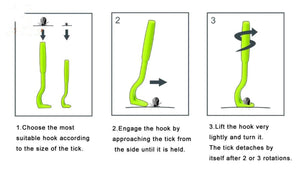 Planet Gates HOT 3PCS Pet Flea Remover Tool Scratching Hook Remover Pet Cat Dog Grooming Supplies Tick Picker Flea Removal Tool Pet Comb