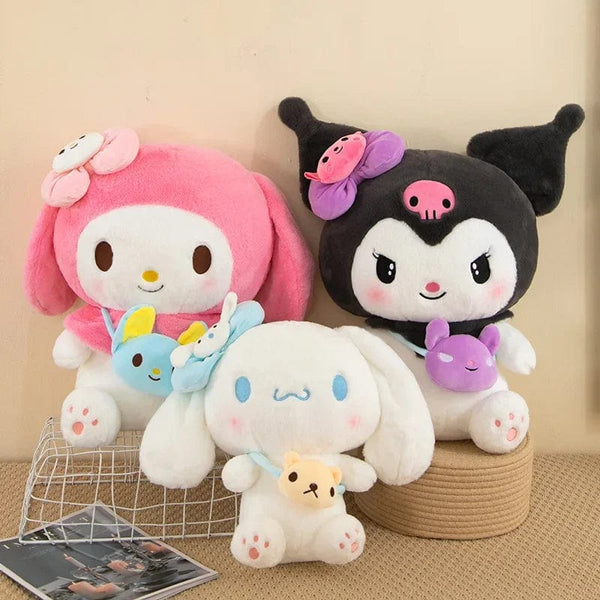 Planet Gates Hot 40/50cm Kawaii Sanrio Kuromi My Melody Cinnamoroll Plush Toys Doll Pillow Anime Cartoon Kids Gifts Room Decoration Dolls