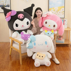 Planet Gates Hot 40/50cm Kawaii Sanrio Kuromi My Melody Cinnamoroll Plush Toys Doll Pillow Anime Cartoon Kids Gifts Room Decoration Dolls