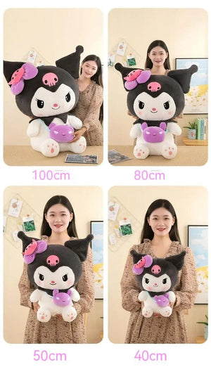 Planet Gates Hot 40/50cm Kawaii Sanrio Kuromi My Melody Cinnamoroll Plush Toys Doll Pillow Anime Cartoon Kids Gifts Room Decoration Dolls
