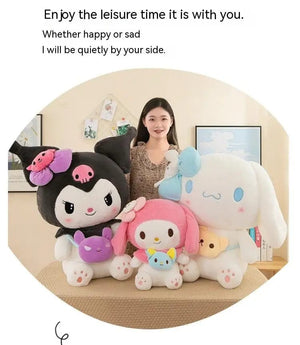Planet Gates Hot 40/50cm Kawaii Sanrio Kuromi My Melody Cinnamoroll Plush Toys Doll Pillow Anime Cartoon Kids Gifts Room Decoration Dolls