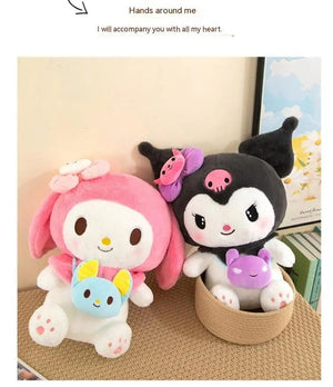 Planet Gates Hot 40/50cm Kawaii Sanrio Kuromi My Melody Cinnamoroll Plush Toys Doll Pillow Anime Cartoon Kids Gifts Room Decoration Dolls