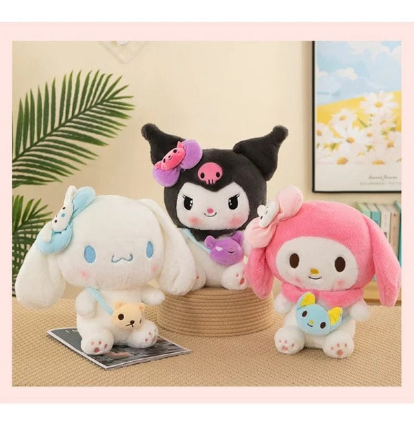Planet Gates Hot 40/50cm Kawaii Sanrio Kuromi My Melody Cinnamoroll Plush Toys Doll Pillow Anime Cartoon Kids Gifts Room Decoration Dolls