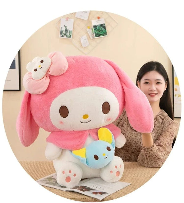 Planet Gates Hot 40/50cm Kawaii Sanrio Kuromi My Melody Cinnamoroll Plush Toys Doll Pillow Anime Cartoon Kids Gifts Room Decoration Dolls
