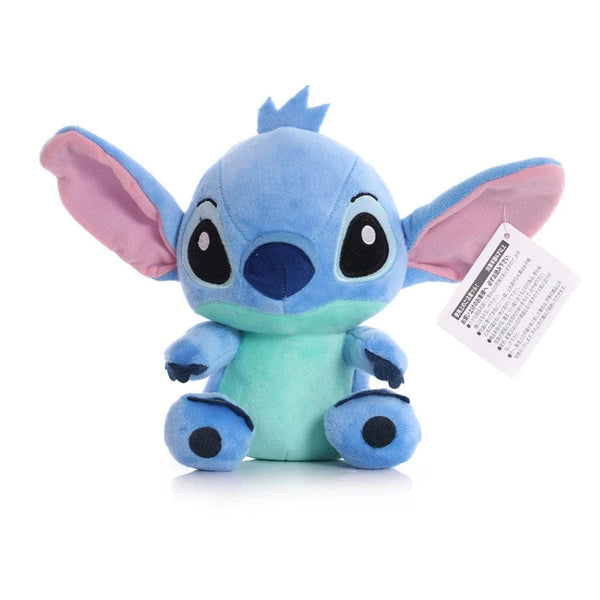 Planet Gates Hot Cartoon Blue Pink Stitch Plush Figure Anime Toy Lilo and Stitch 20cm Stitch Plush Sewing Toy Kids School Bag Birthday Gift