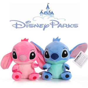 Planet Gates Hot Disney Cartoon Blue Pink Stitch Plush Dolls Anime Toys Lilo and Stitch Stich Plush Stuffed Toys Christmas Gifts for Kids