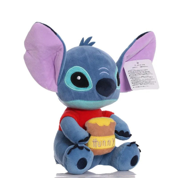 Planet Gates Hot Disney Cartoon Blue Pink Stitch Plush Dolls Anime Toys Lilo and Stitch Stich Plush Stuffed Toys Christmas Gifts for Kids