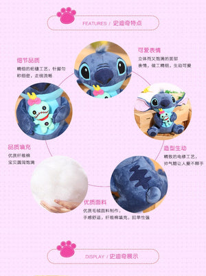 Planet Gates Hot Kawaii Disney Stitch Plush Doll Toys Anime Lilo & Stitch Stuffed Doll Cute Stich Plush Doll Kids Birthday Gift children toy