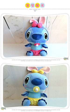 Planet Gates Hot Kawaii Disney Stitch Plush Doll Toys Anime Lilo & Stitch Stuffed Doll Cute Stich Plush Doll Kids Birthday Gift children toy