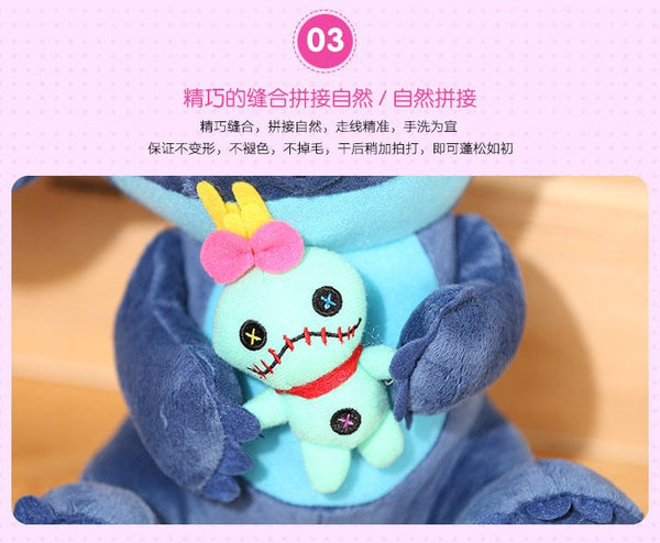 Planet Gates Hot Kawaii Disney Stitch Plush Doll Toys Anime Lilo & Stitch Stuffed Doll Cute Stich Plush Doll Kids Birthday Gift children toy