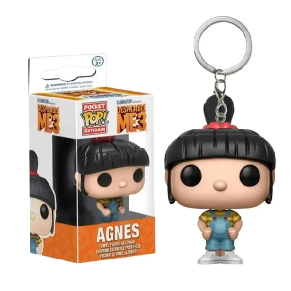 Planet Gates Hot POP Keychain Despicable Minions Me CARL Pajama Bob KUNG FU KEVIN ROCK OTTO Keychain Toys Digital Bag Children's Gifts Toys