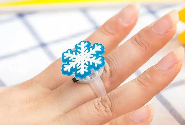 Planet Gates HOT SALE 10/5Pcs Cartoon LED Luminous Finger Rings Shine In The Dark Light Toys for kids Girl Birthday Party Favors Gifts