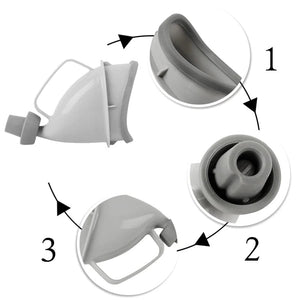 Planet Gates Hot Sale Portable Urine Toilet Aid Car Travel Outdoor Adult Urinals For Man Woman Children Potty Funnel Peeing Camping Toilet