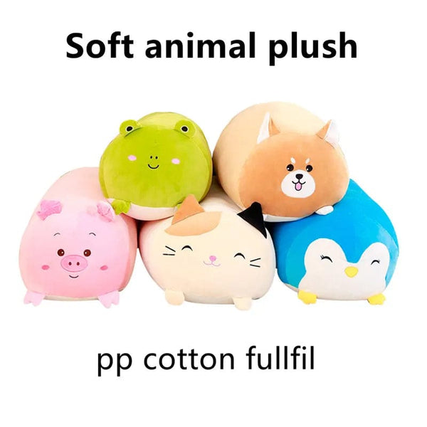 Planet Gates Hot Sale Soft Animal Pillow 28/60cm Cute Cat Pig Dog Frog Plush Toy Stuffed Lovely Kids Birthyday Gift