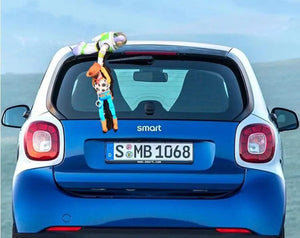 Planet Gates Hot Toy Story Sherif Woody Buzz Lightyear Car Dolls Plush Toys Outside Hang Toy Cute Auto Accessories Car Decoration 25/35/45CM
