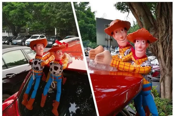 Planet Gates Hot Toy Story Sherif Woody Buzz Lightyear Car Dolls Plush Toys Outside Hang Toy Cute Auto Accessories Car Decoration 25/35/45CM