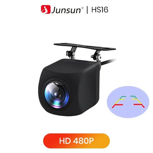 Planet Gates HS16 480P / Poland Car Rearview Camera AHD 720P Resolution WaterProof 140°Wide-Angle Reverse Backup Parking Camera for Junsun DVD Car Accessories