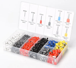 Planet Gates HSC8 6-6A 800PCS Crimping Pliers Kit Tubular Terminal HSC8 6-4A Crimper Wire Mini Ferrule Crimper Hand Tools Household Electrical Kit With Box