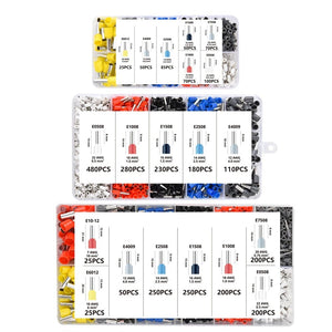 Planet Gates HSC8 6-6A 800PCS Crimping Pliers Kit Tubular Terminal HSC8 6-4A Crimper Wire Mini Ferrule Crimper Hand Tools Household Electrical Kit With Box