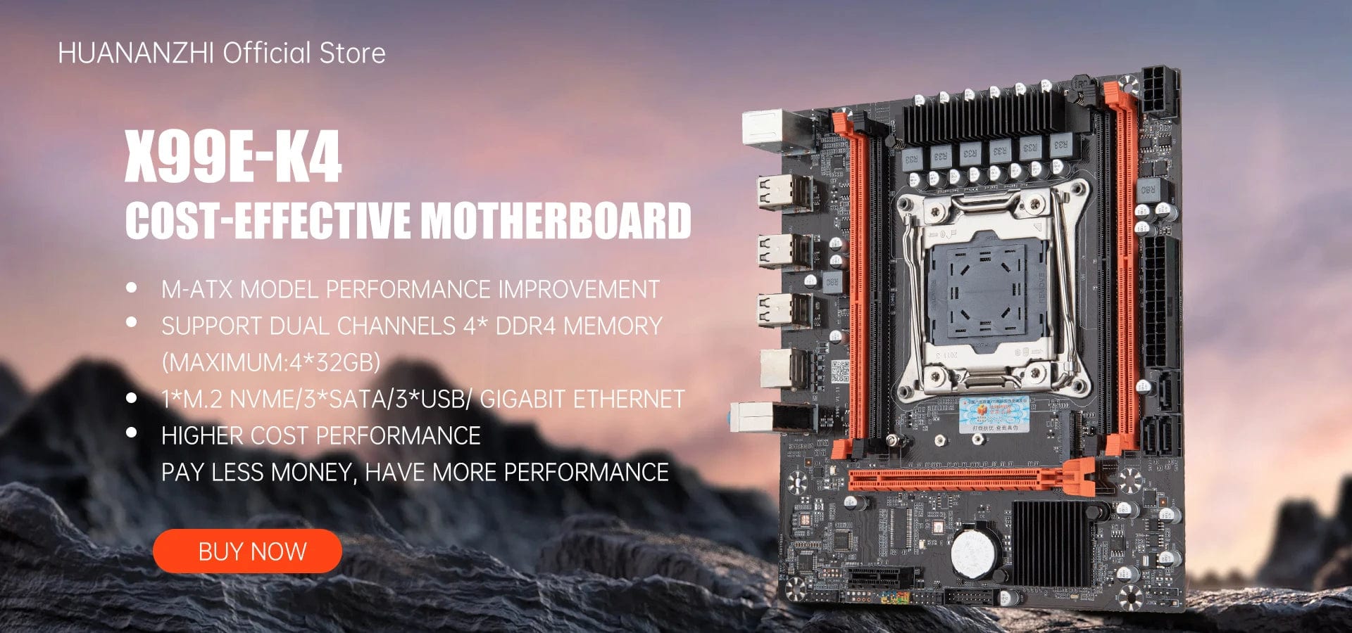 Planet Gates HUANANZHI X99 F8 LGA 2011-3 XEON X99 Motherboard with Intel E5 2620 V3 support DDR4 RECC NON-ECC memory combo kit set NVME RU