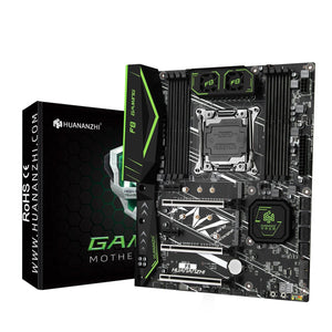 Planet Gates HUANANZHI X99 F8 LGA 2011-3 XEON X99 Motherboard with Intel E5 2620 V3 support DDR4 RECC NON-ECC memory combo kit set NVME RU