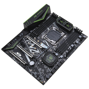Planet Gates HUANANZHI X99 F8 LGA 2011-3 XEON X99 Motherboard with Intel E5 2620 V3 support DDR4 RECC NON-ECC memory combo kit set NVME RU