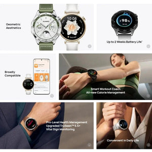 Planet Gates Huawei Watch GT4 Smart Watch Blood Oxygen Monitor Smartwatch Phone Call Heart Rate GPS Tracker Watch