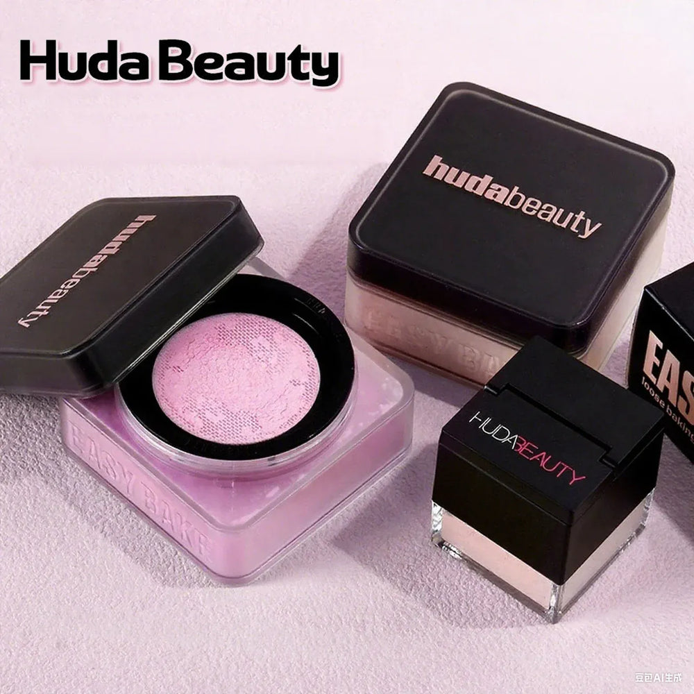 Planet Gates Huda Beauty Delicate Setting Powder Lasting Without Shedding Makeup Control Oil Locking Moisture Create Zero Pore Base Makeup