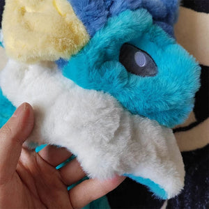 Planet Gates Huge Vaporeon Pokemon Jolteon Anime Plush Toys Big Pokémon Plushie Kawaii Semi-finished Leather Holster Pillow Gift for Children