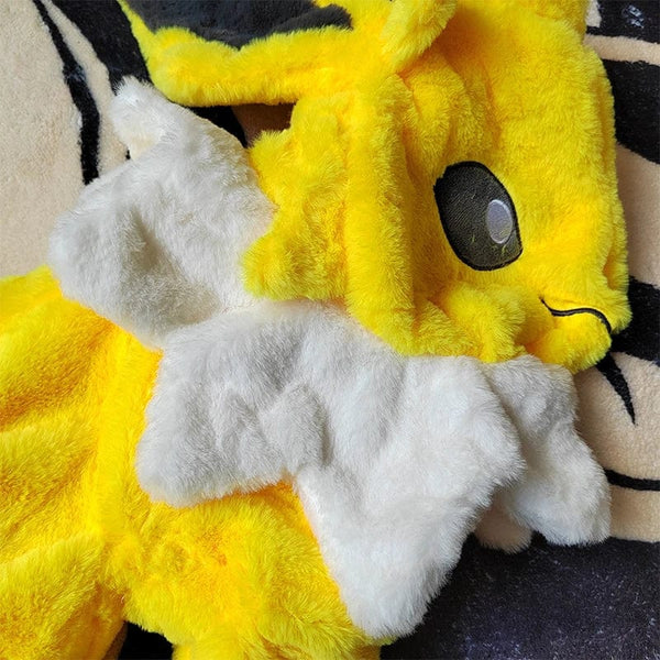 Planet Gates Huge Vaporeon Pokemon Jolteon Anime Plush Toys Big Pokémon Plushie Kawaii Semi-finished Leather Holster Pillow Gift for Children