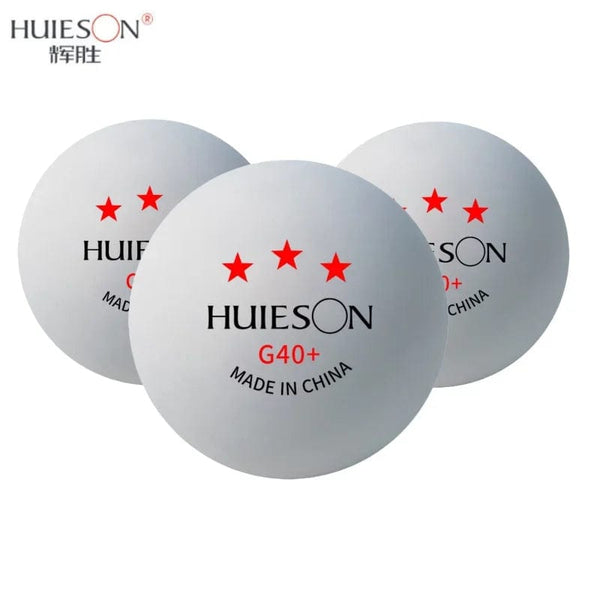 Planet Gates Huieson 3 Star Table Tennis Training Balls G40+ White Orange ABS Ping Pong Balls for Table Tennis Club Training with Box Packing