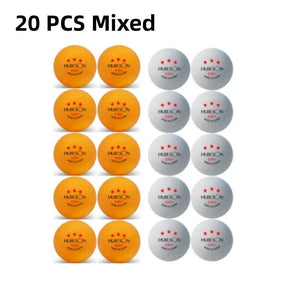Planet Gates Huieson 3 Star Table Tennis Training Balls G40+ White Orange ABS Ping Pong Balls for Table Tennis Club Training with Box Packing