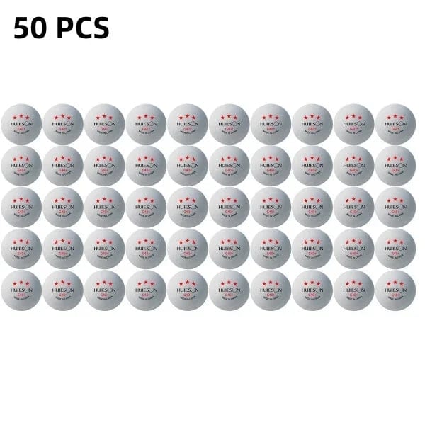Planet Gates Huieson 3 Star Table Tennis Training Balls G40+ White Orange ABS Ping Pong Balls for Table Tennis Club Training with Box Packing