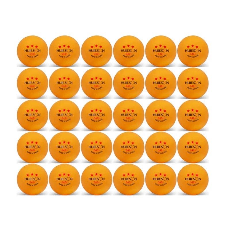 Planet Gates Huieson 3 Star Table Tennis Training Balls G40+ White Orange ABS Ping Pong Balls for Table Tennis Club Training with Box Packing