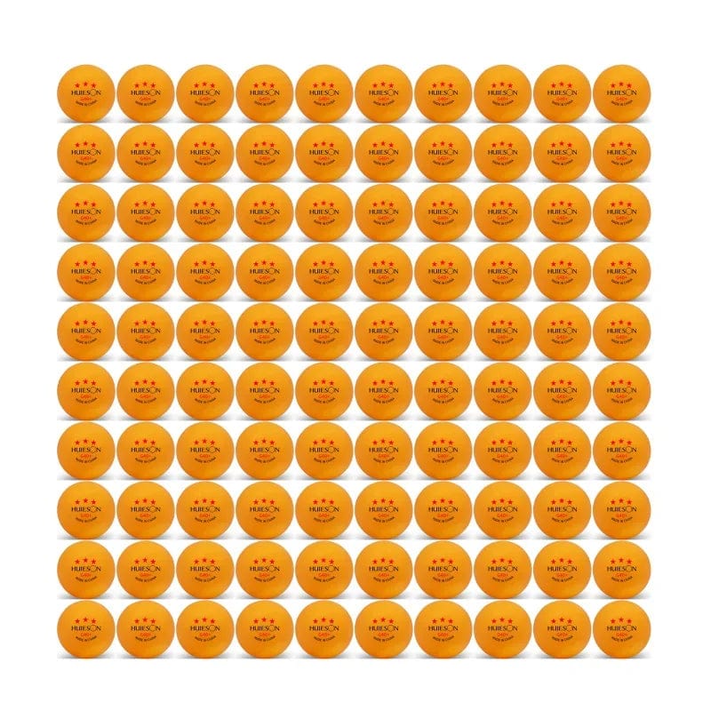 Planet Gates Huieson 3 Star Table Tennis Training Balls G40+ White Orange ABS Ping Pong Balls for Table Tennis Club Training with Box Packing