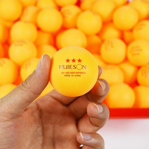 Planet Gates Huieson 30 50 100 English New Material Table Tennis Balls 3 Star 40+ ABS Plastic Ping Pong Balls Table Tennis Training Balls