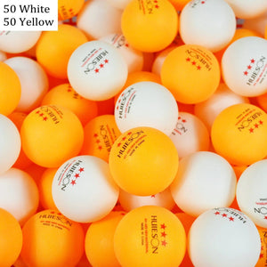 Planet Gates Huieson 30 50 100 English New Material Table Tennis Balls 3 Star 40+ ABS Plastic Ping Pong Balls Table Tennis Training Balls