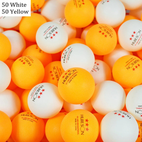 Planet Gates Huieson 30 50 100 English New Material Table Tennis Balls 3 Star 40+ ABS Plastic Ping Pong Balls Table Tennis Training Balls