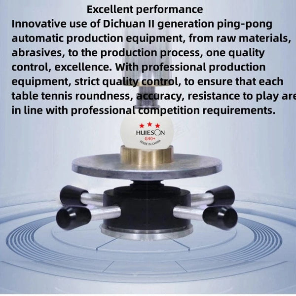 Planet Gates Huieson G40+ Professional Ping-pong Balls 3 Star Polymer Material Table Tennis Balls TTF Standard Table Tennis For Competition