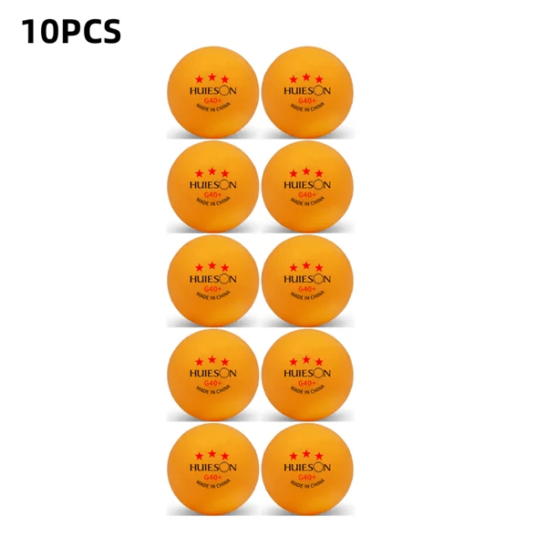 Planet Gates Huieson Professional 3 Star Ping Pong Balls ABS+ New Material Table Tennis Balls for Multi-ball Training Robot
