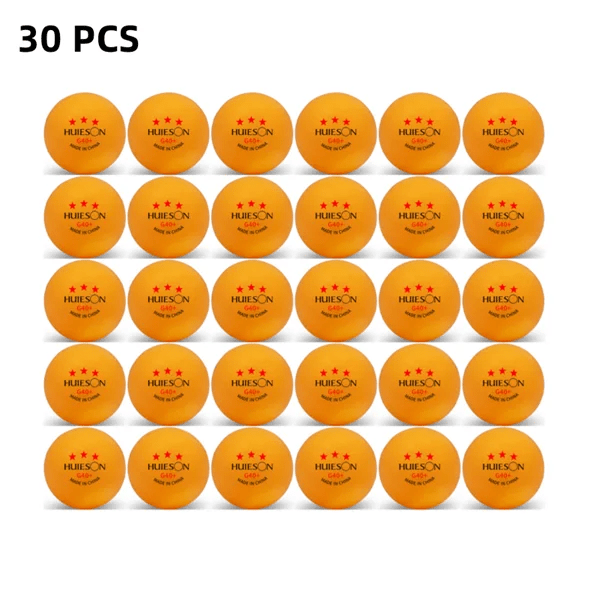 Planet Gates Huieson Professional 3 Star Ping Pong Balls ABS+ New Material Table Tennis Balls for Multi-ball Training Robot