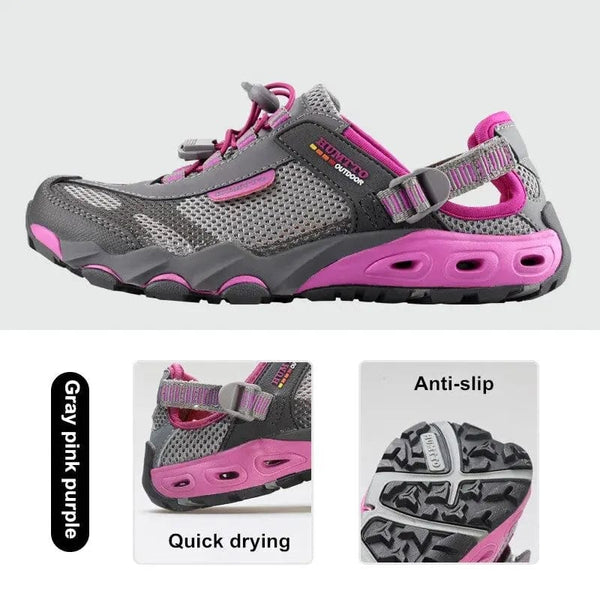 Planet Gates HUMTTO Hiking Shoes for Women Summer Sneakers Outdoor Trekking Shoes Womens Breathable Quick Drying Beach Sandals HT-2605