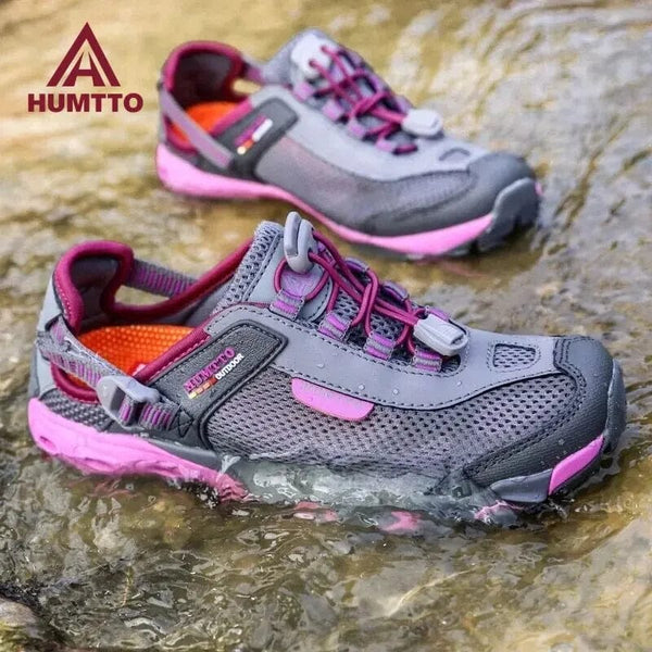Planet Gates HUMTTO Hiking Shoes for Women Summer Sneakers Outdoor Trekking Shoes Womens Breathable Quick Drying Beach Sandals HT-2605